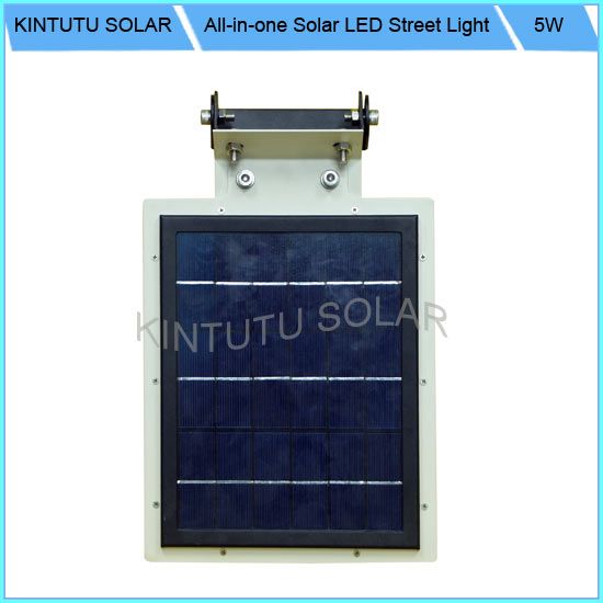 5w LED all in one solar garden lighting