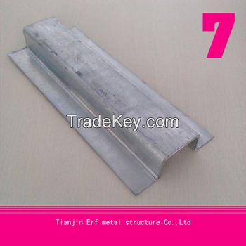 galvanized figured C steel channel outer edge dimensions