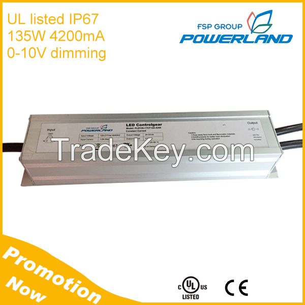 135W 0 10V Dimming Led Driver