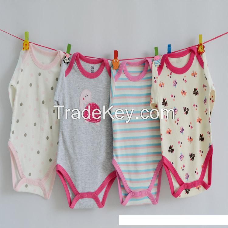 wholesale high quality carter's  baby infant bodysuit  onesie   body suit romper  t-shirts  ,vest t-shirts