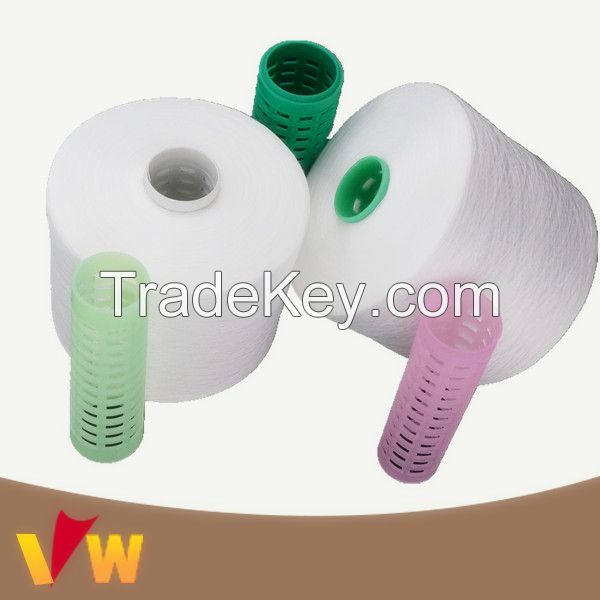 high tenacity raw white polyester sewing thread