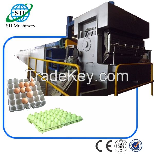 High efficience waste paper pulp molding egg tray egg carton making machine
