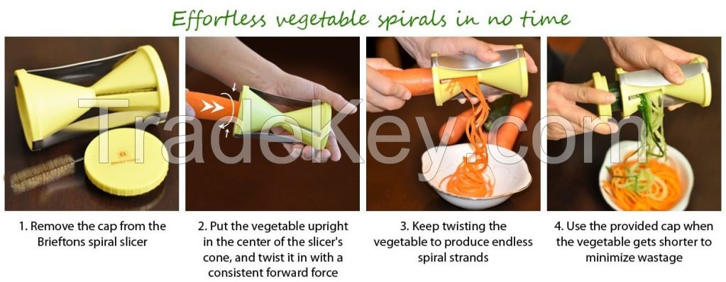 Manual Vegetable Chopper, Mini Chopper,Spiral Slicer, Manual Vegetable Slicer