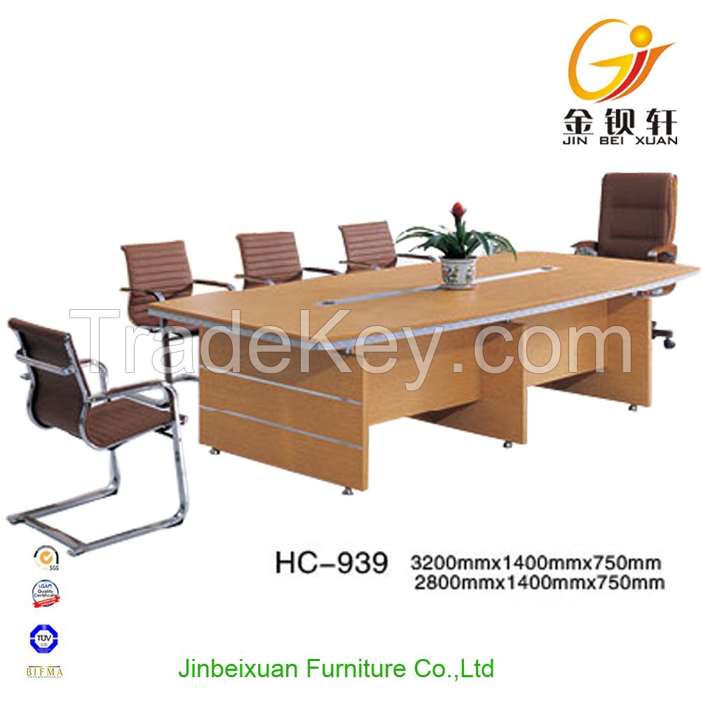 Wooden meeting conference table office desk