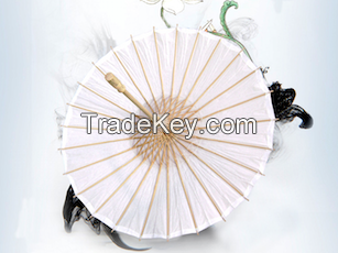 color wedding parasol, paper umbrella.