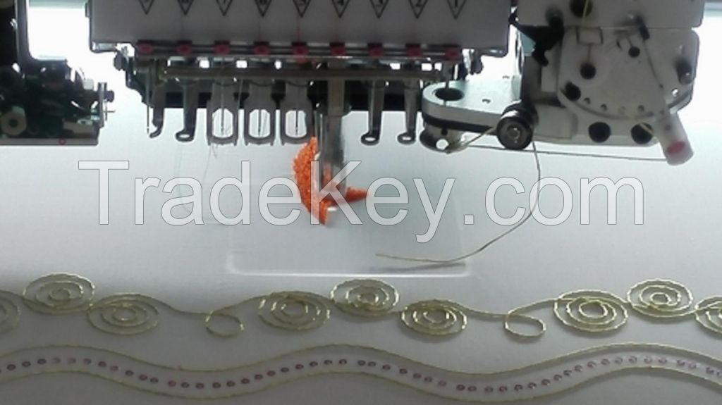 Computerised  embroidery  machine