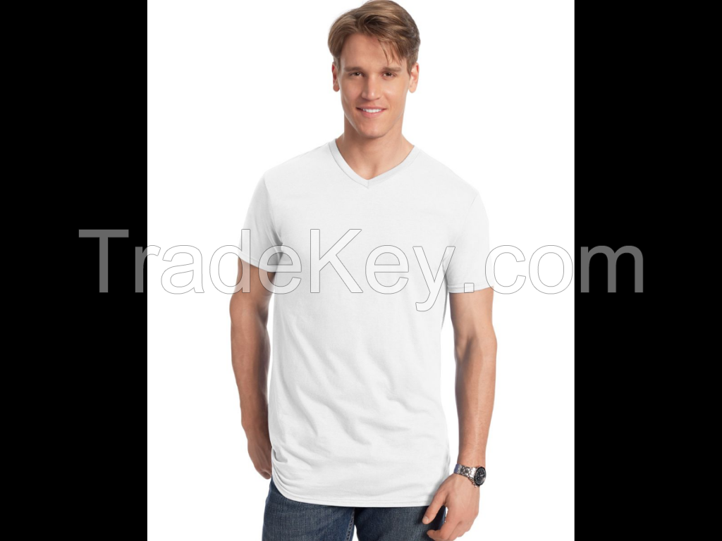 Cotton V Neck T-Shirt