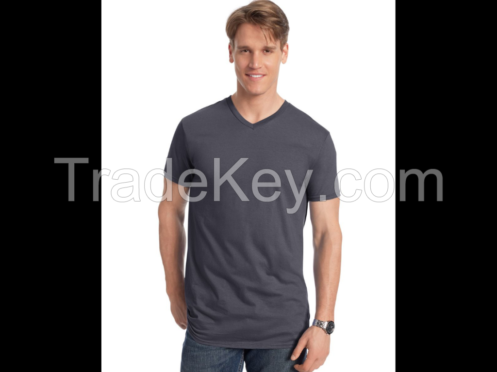 Cotton V Neck T-Shirt