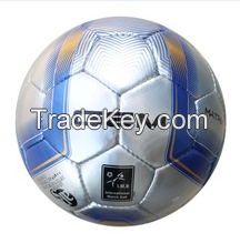 Official Size &amp; Weight Soccer Ball, Football, Match Ball PU Silver