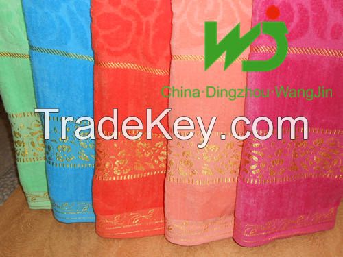 made in China high quality bath towels different sizes and colours