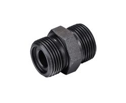 hydraulic pipe fitting metric male O-Ring face seal