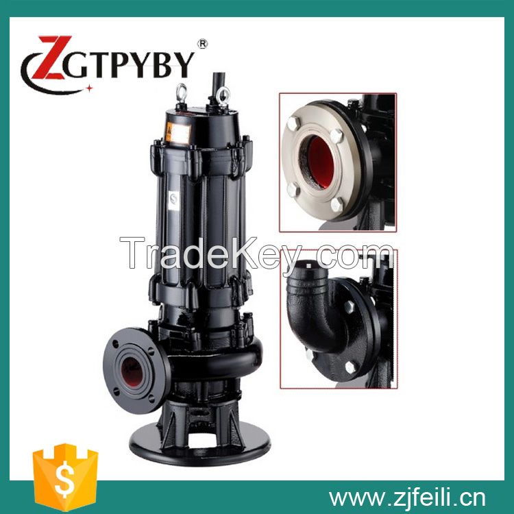 2015 Top Sale Good Quality Non-clog Sewage Submersible Water Pump