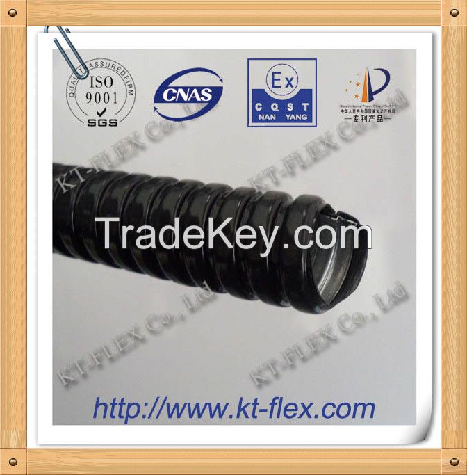 stainless steel water tight cable protection flexible conduit with PVC coated
