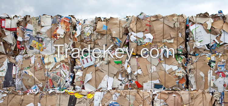 OCC Waste Paper - Cardboard & Kraft Paper Scraps 100%