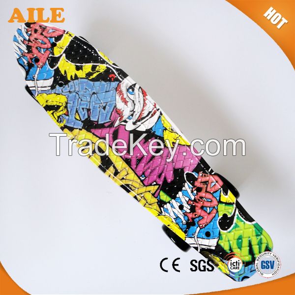 High Quality Graphic Printing Adult Mini Cruiser Skateboard