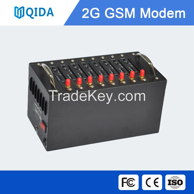 8/16 ports gsm gprs modem voice modem sending bulk sms with free software