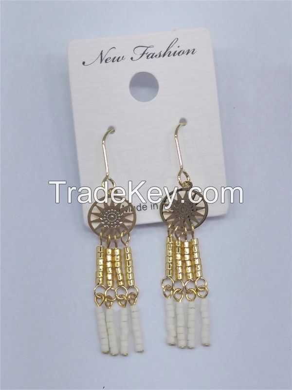 beads earring, Korea Agent, sun shape earring, mix color earring