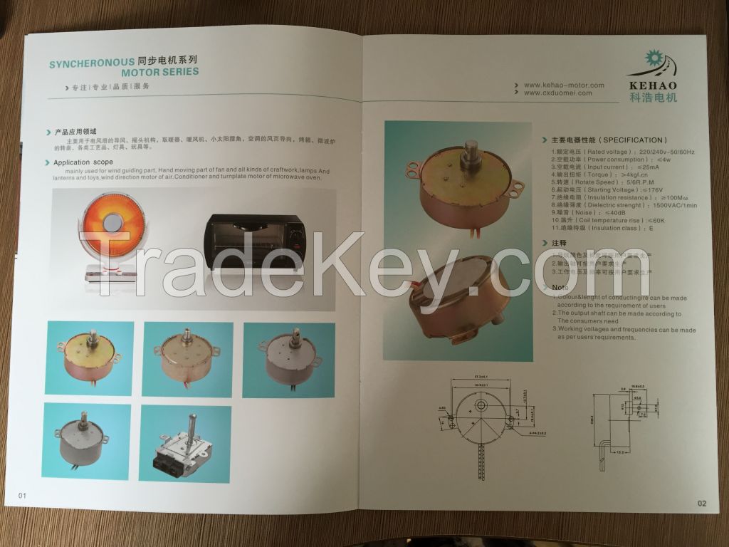 AC synchronous motor 