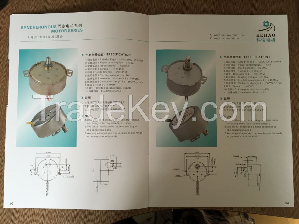 AC synchronous motor 