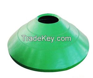 High manganese cone crusher spare parts crusher mantle
