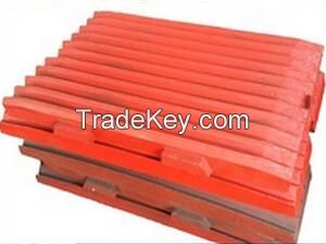 High manganese steel Jaw crusher spare and wear parts