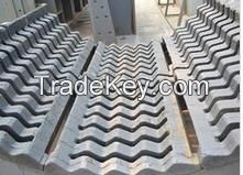 Grid plate, Grate plate for hammer crusher, impact crusher