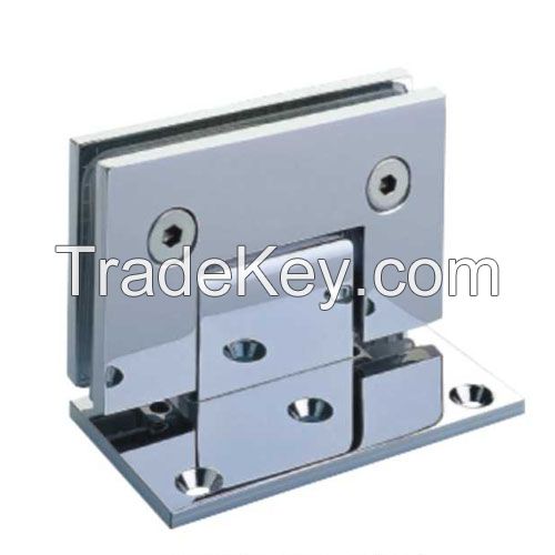 90 DEGREE  brass shower hinges square bevel egde