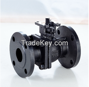 20152015 Good quality carbon steel flange ball valve
