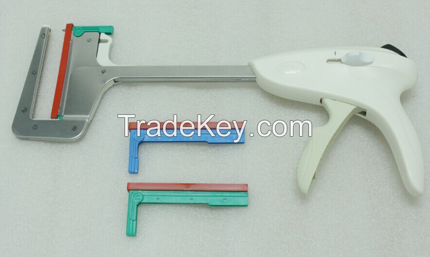 Surgical disposable linear anastomat(stapler) and assembly