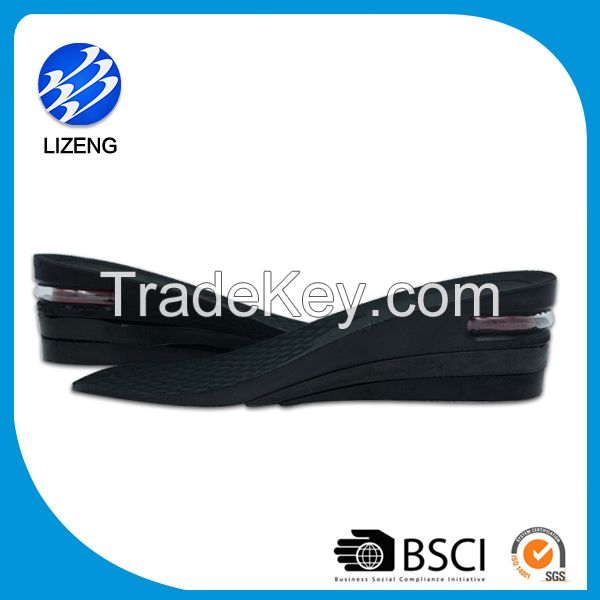 3layers PU height increasing air cushion insoles