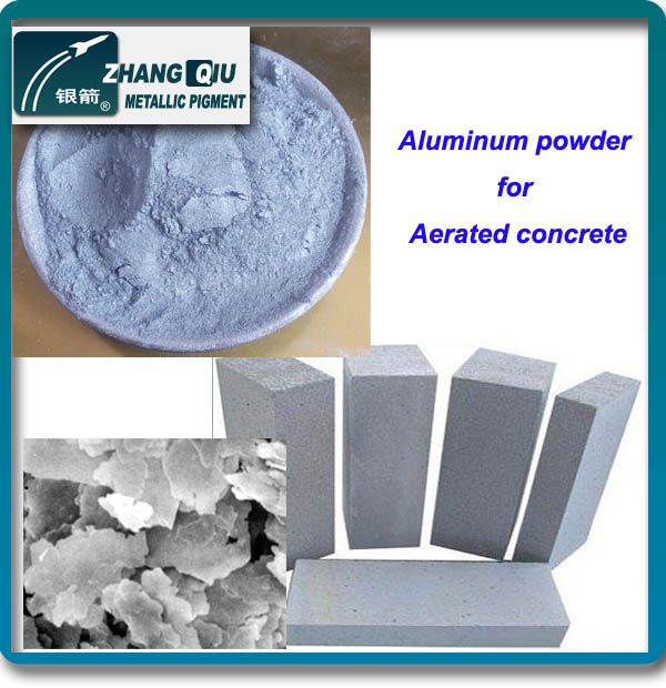 Aluminum powder/paste for concrete block