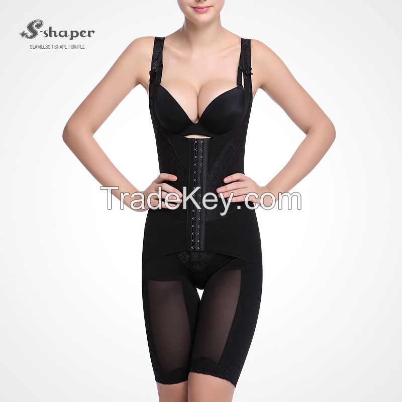 S-Shaper New Arrival Women Sexy Open-Bust Full Body Shaper Bust Corset Magic Slimming Bodysuits