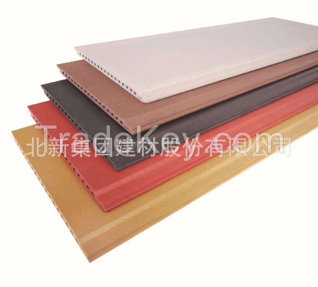 Non-asbestos fiber cement siding (K series with the different color within outer and inner side   