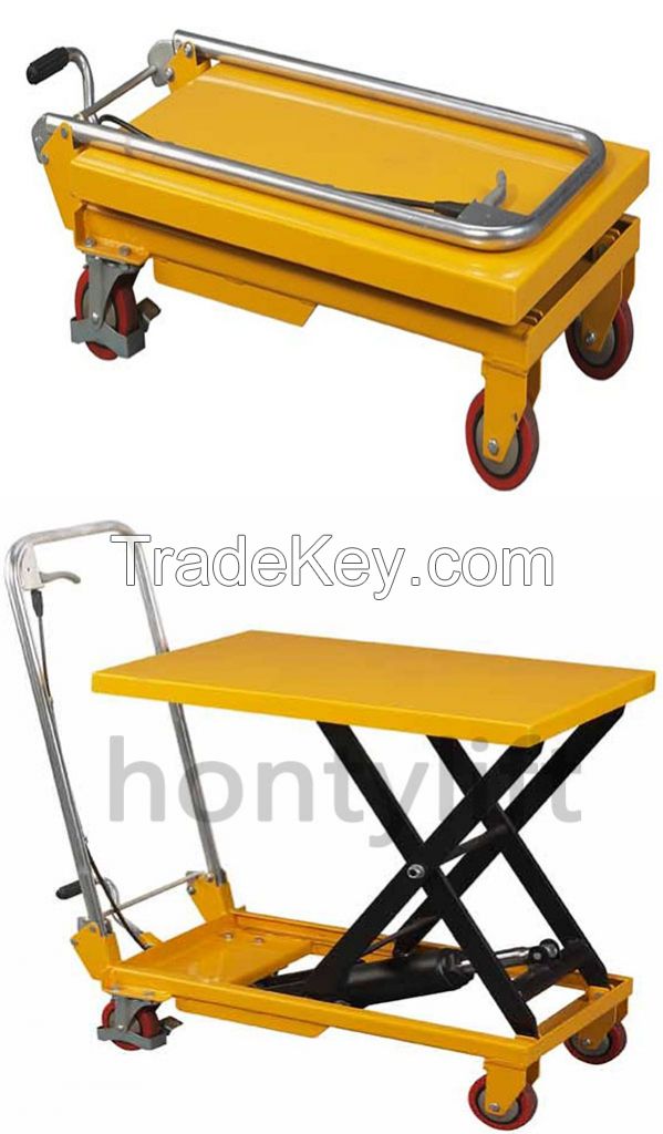 CE china supplier offers 1000kg cheap manual trolley hydraulic hand li