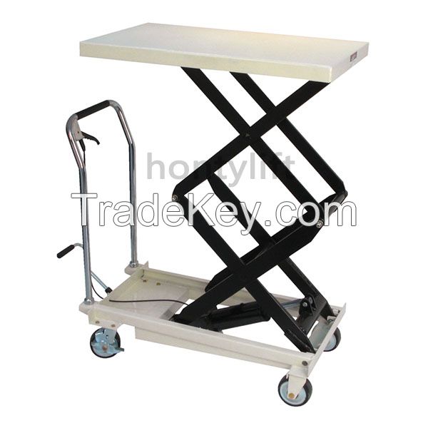 CE china supplier offers 1000kg cheap hydraulic hand portable lift tro