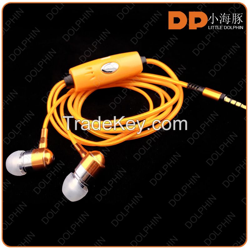 Latest design EL glowing headphones led light earphones for smart phone