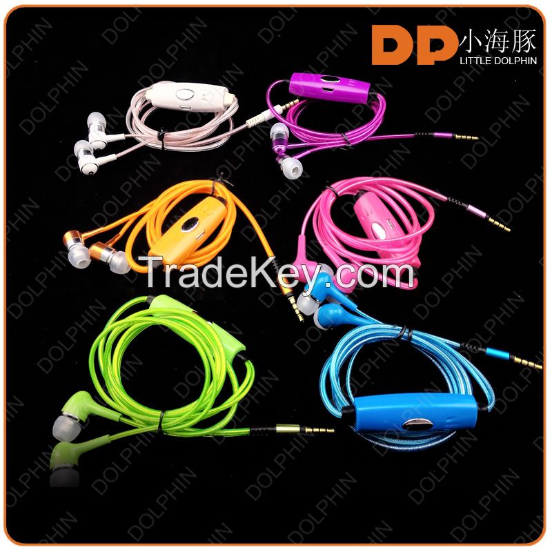 Factory in Stock Promotional Glow EL Light Earphone for Iphone5/ Iphone6