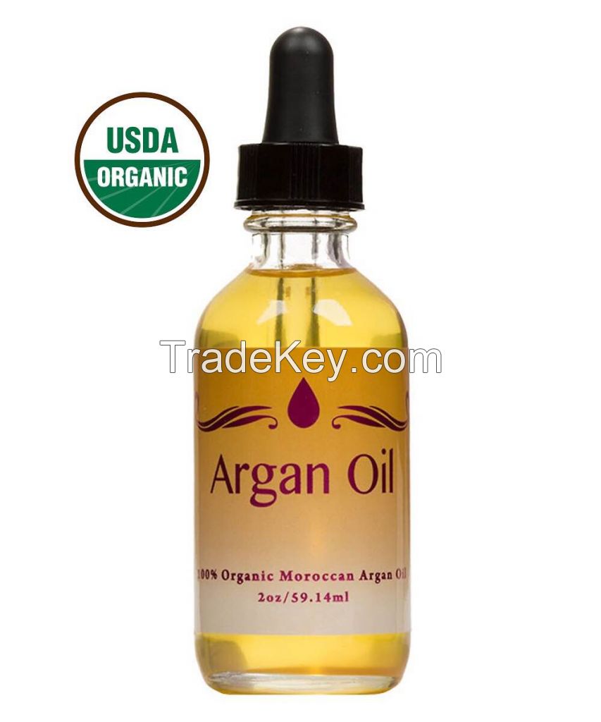 100% USDA Certified Organic Moroccan Argan Oil