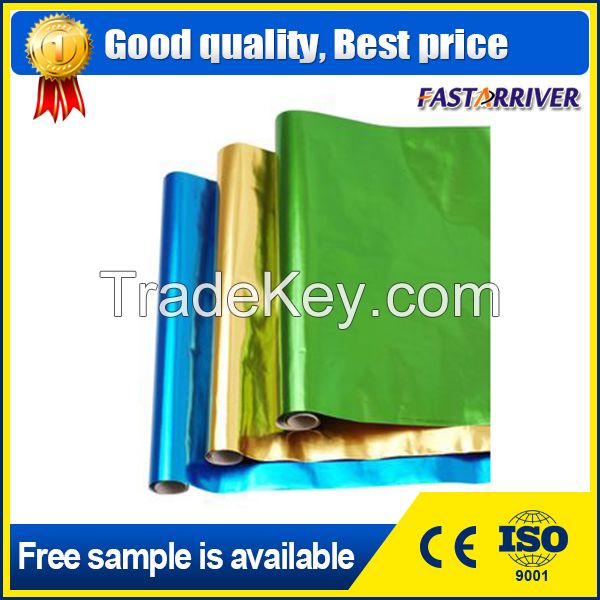 12mic-15mic 1235 hot stamping color aluminum foil paper