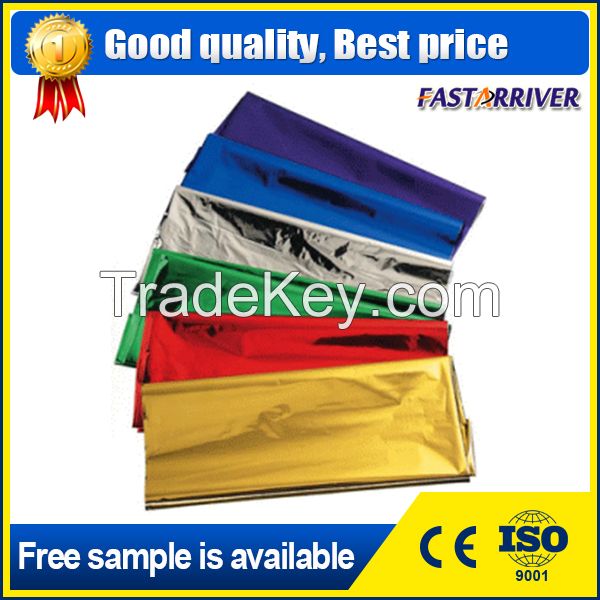 2015 hot stamping metallic laminated foil transfer paper