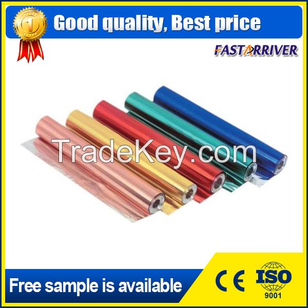 2015 hot stamping metallic laminated foil transfer paper