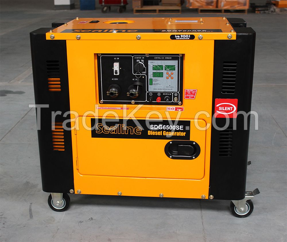 5KVA/5KW silent type diesel generator