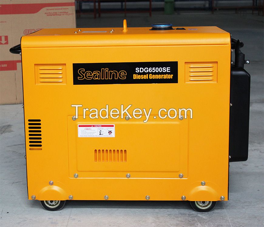 5KVA/5KW silent type diesel generator