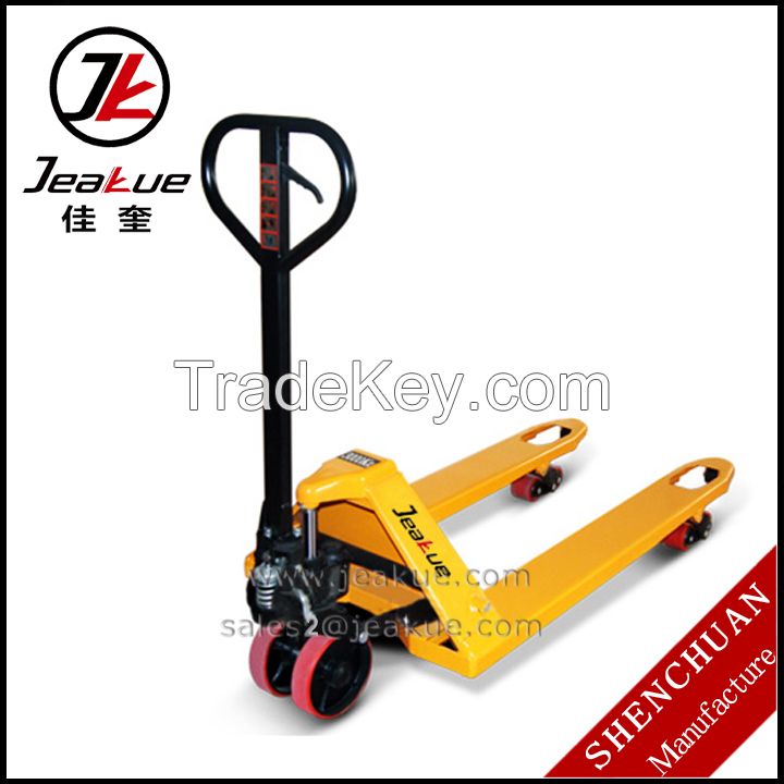 High Quality 2.0T/2.5T/3.0THigh Hydraulic Lift Truck Manual Pallet Truck