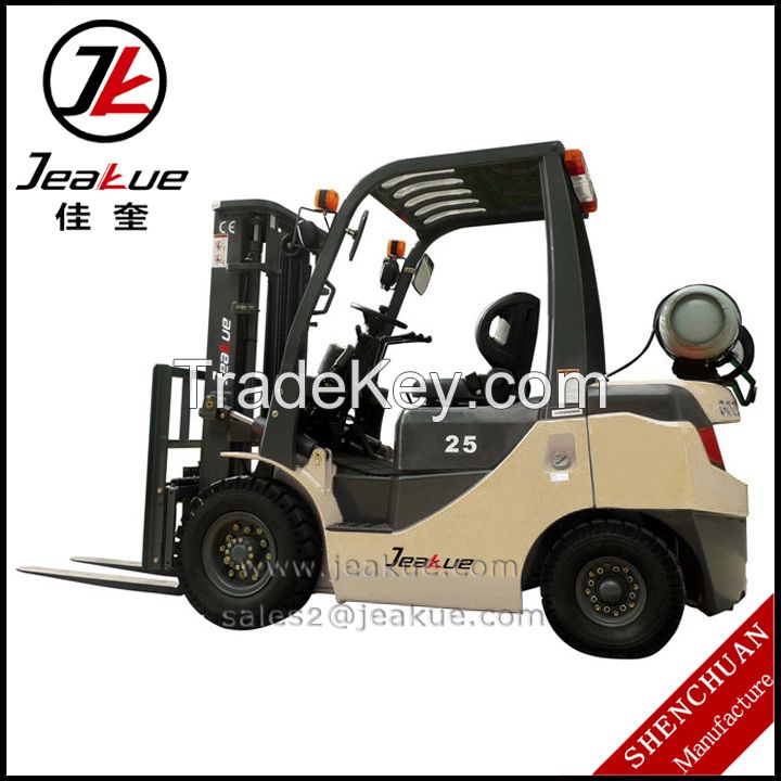 Jeakue Brand 2T -2.5T LPG Forklift for sale