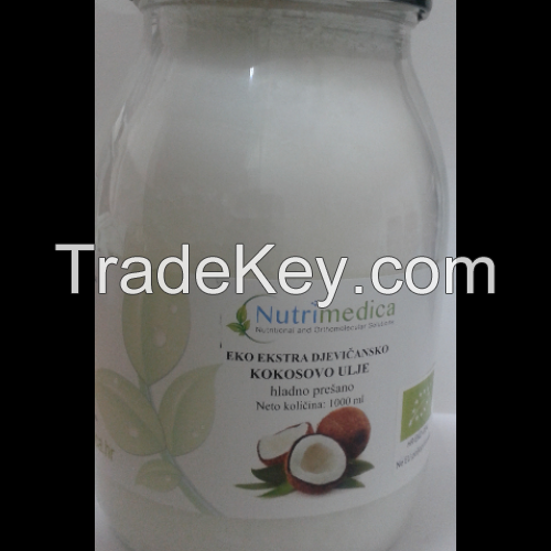 Coconut oil extra virgin - bio 1000 ml Nutrimedica