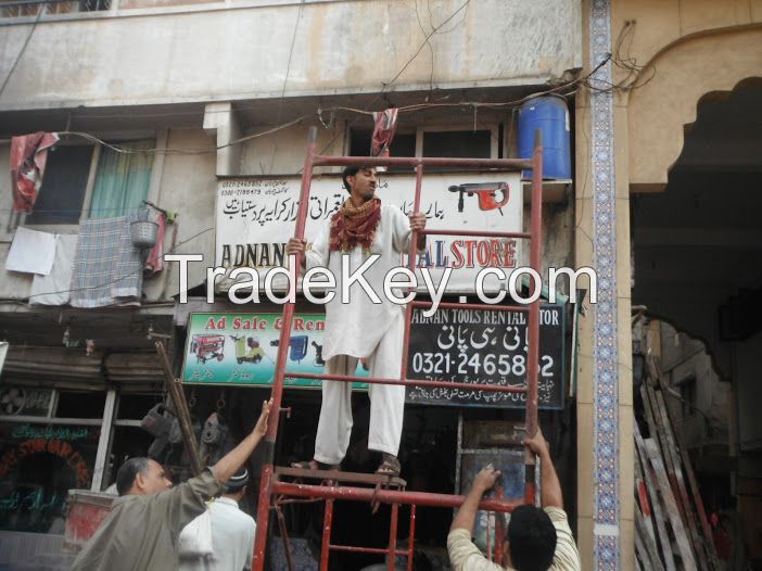 mobile scaffolding 