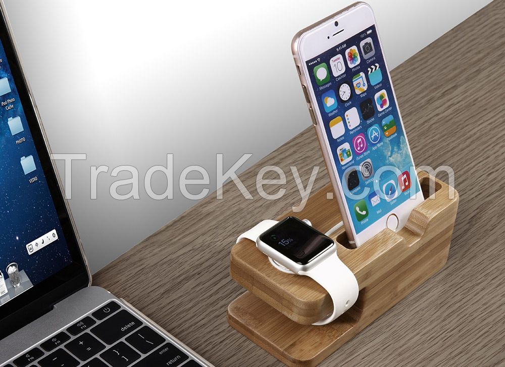 Newest Exquisite Wood Style For Apple Watch Stand