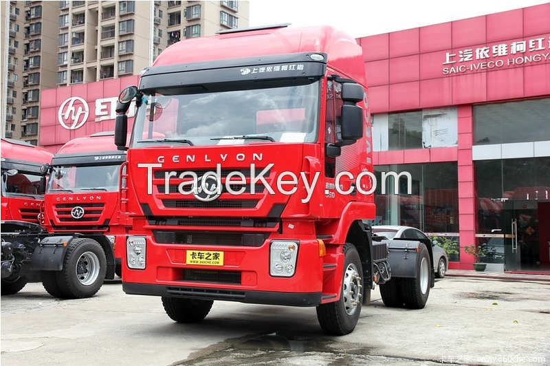 Hongyan Genlyon Heavy Duty Truck 350HP 4X2 Tractor Truck