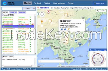 web based gps tracking software/cell phone gps tracking software with open source code VTrack-P